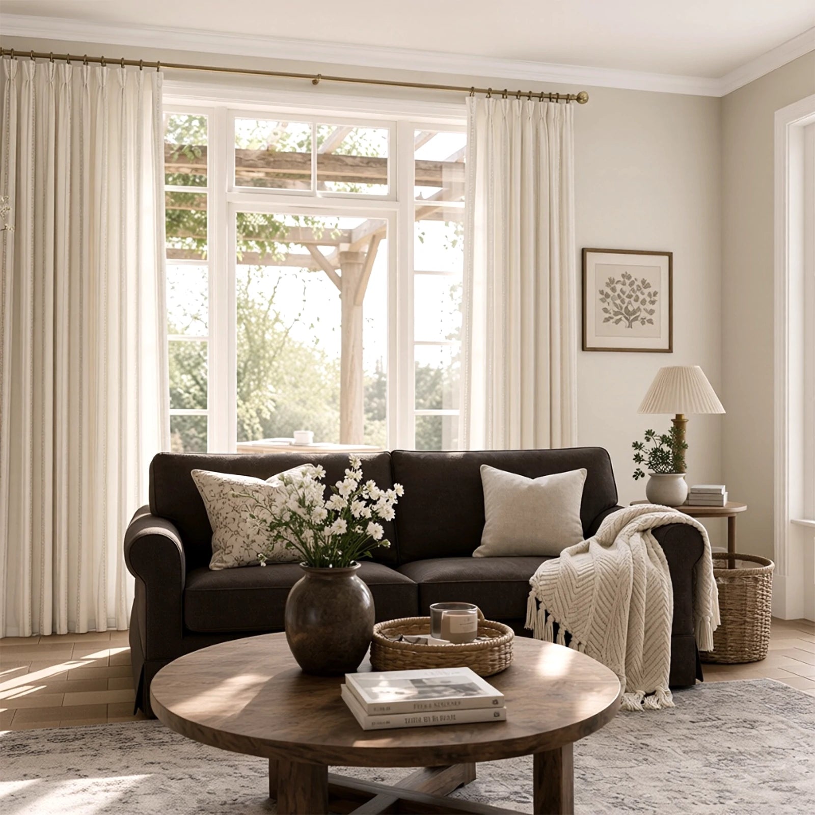 Ocean Woven Stripes Curtains