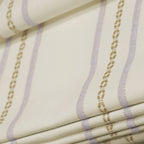 Ocean Woven Stripes Roman Shades