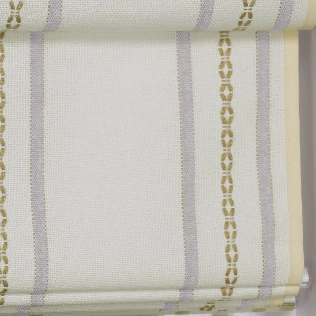 Ocean Woven Stripes Roman Shades