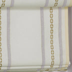 Ocean Woven Stripes Roman Shades