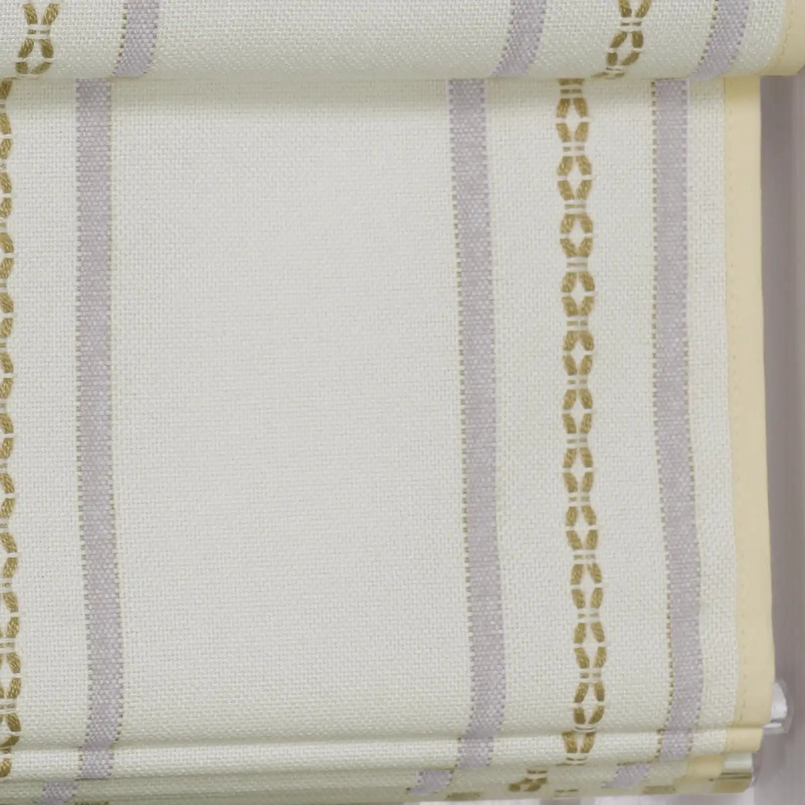 Ocean Woven Stripes Roman Shades
