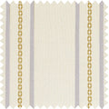 Ocean-Brown Stripes on Yellow