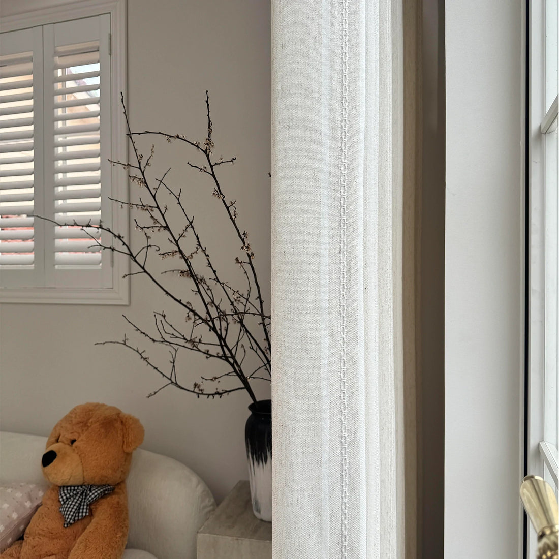Ocean Woven Stripes Curtains