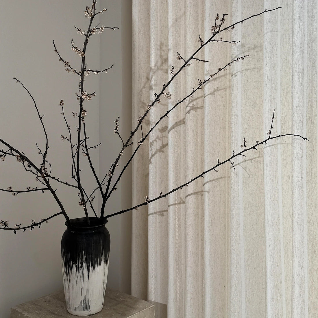 Ocean Woven Stripes Curtains