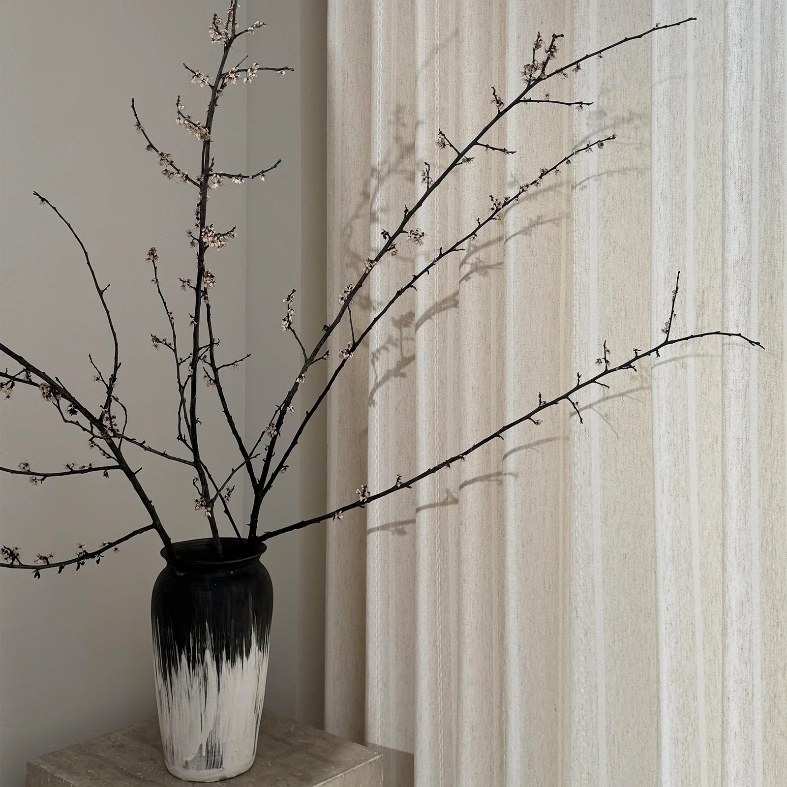 Ocean Woven Stripes Curtains