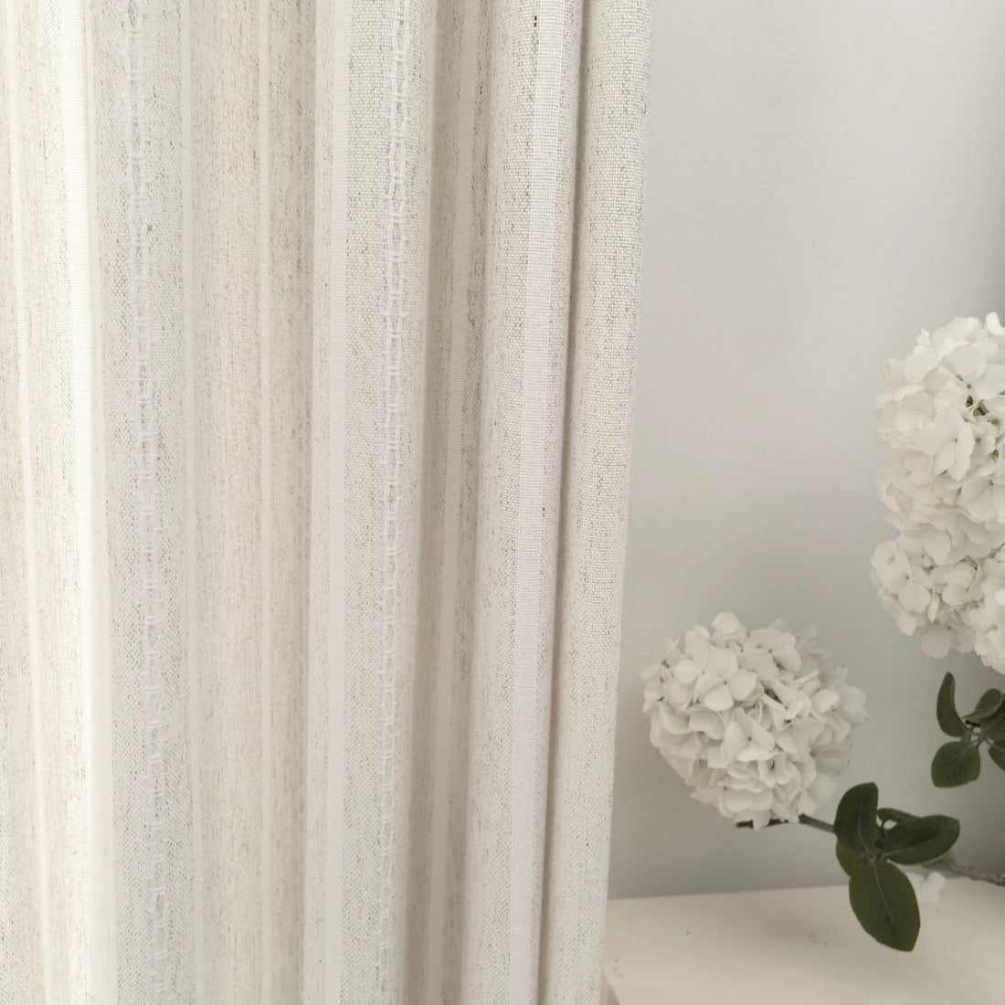 Ocean Woven Stripes Curtains