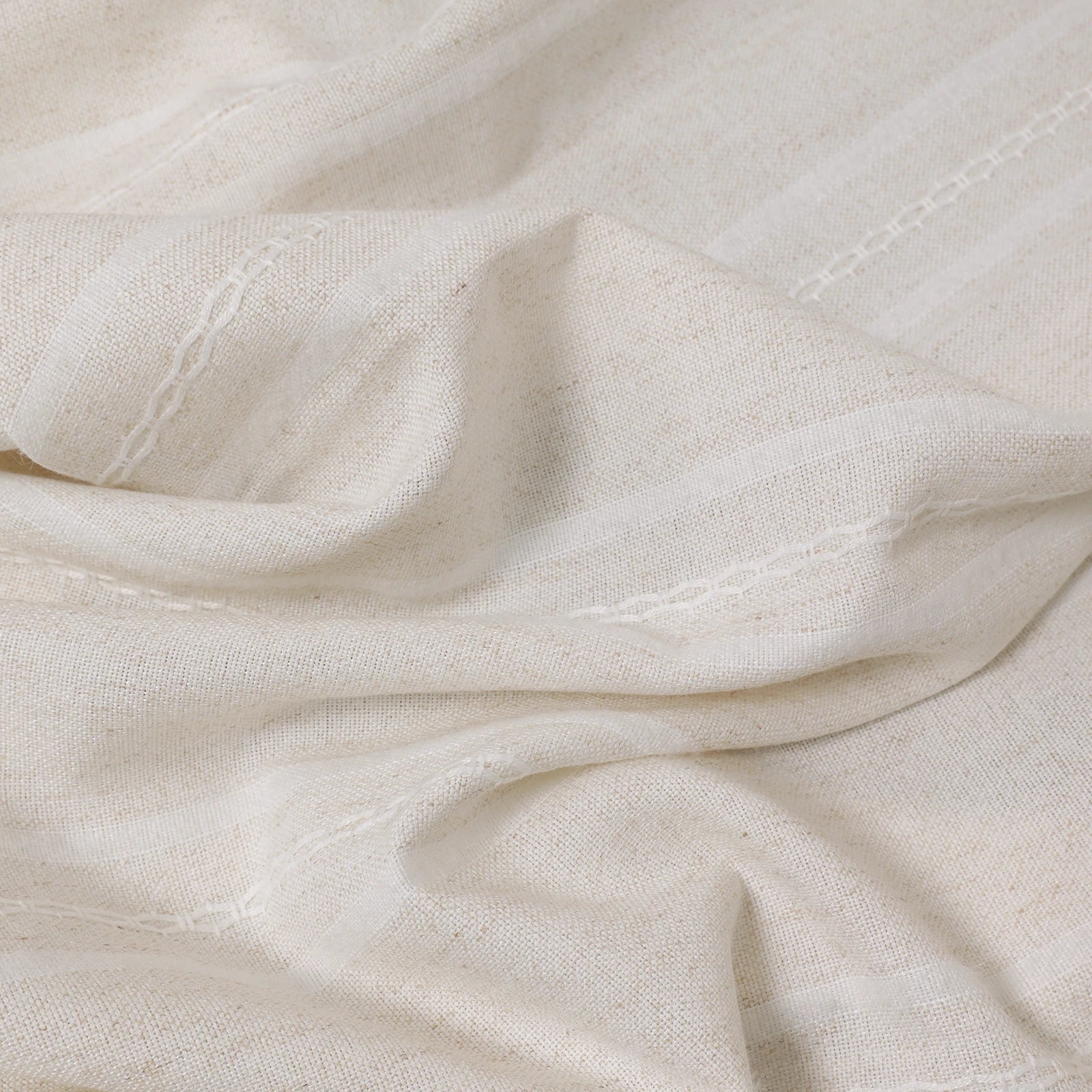 Ocean Woven Stripes Roman Shades