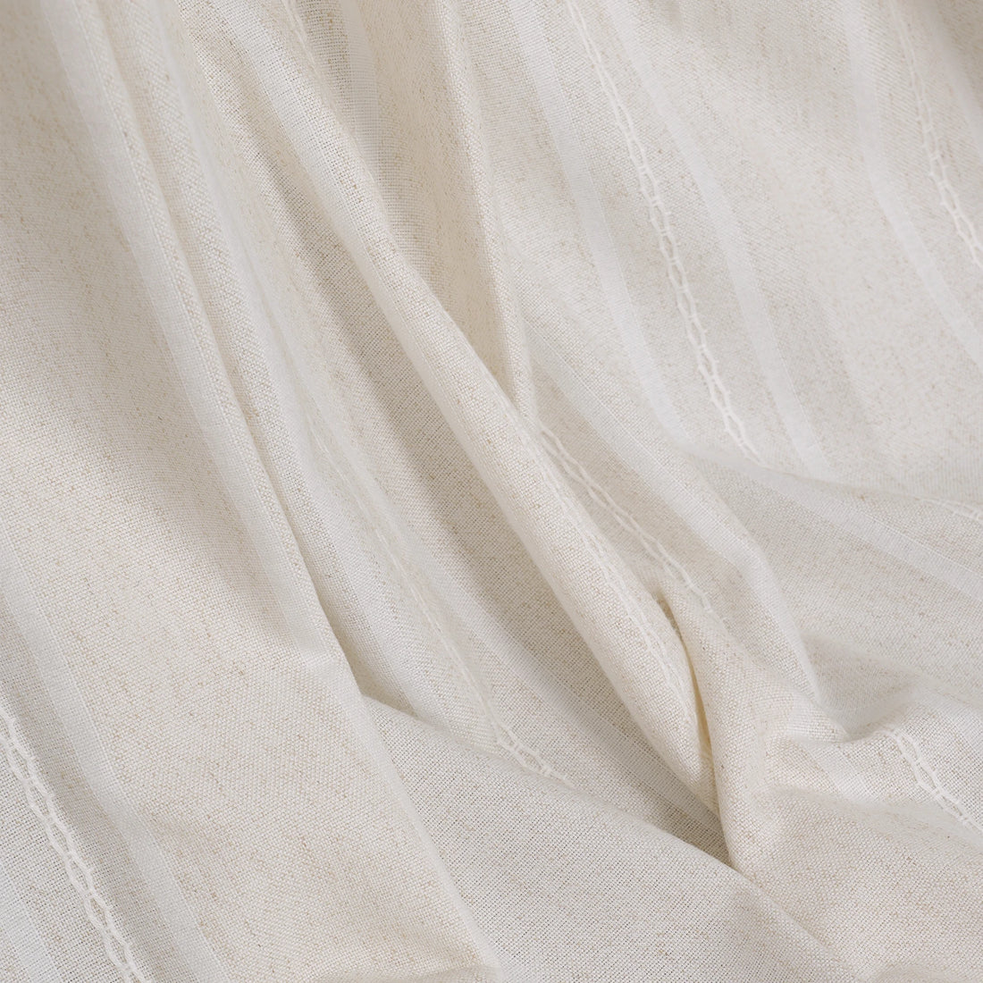 Ocean Woven Stripes Roman Shades