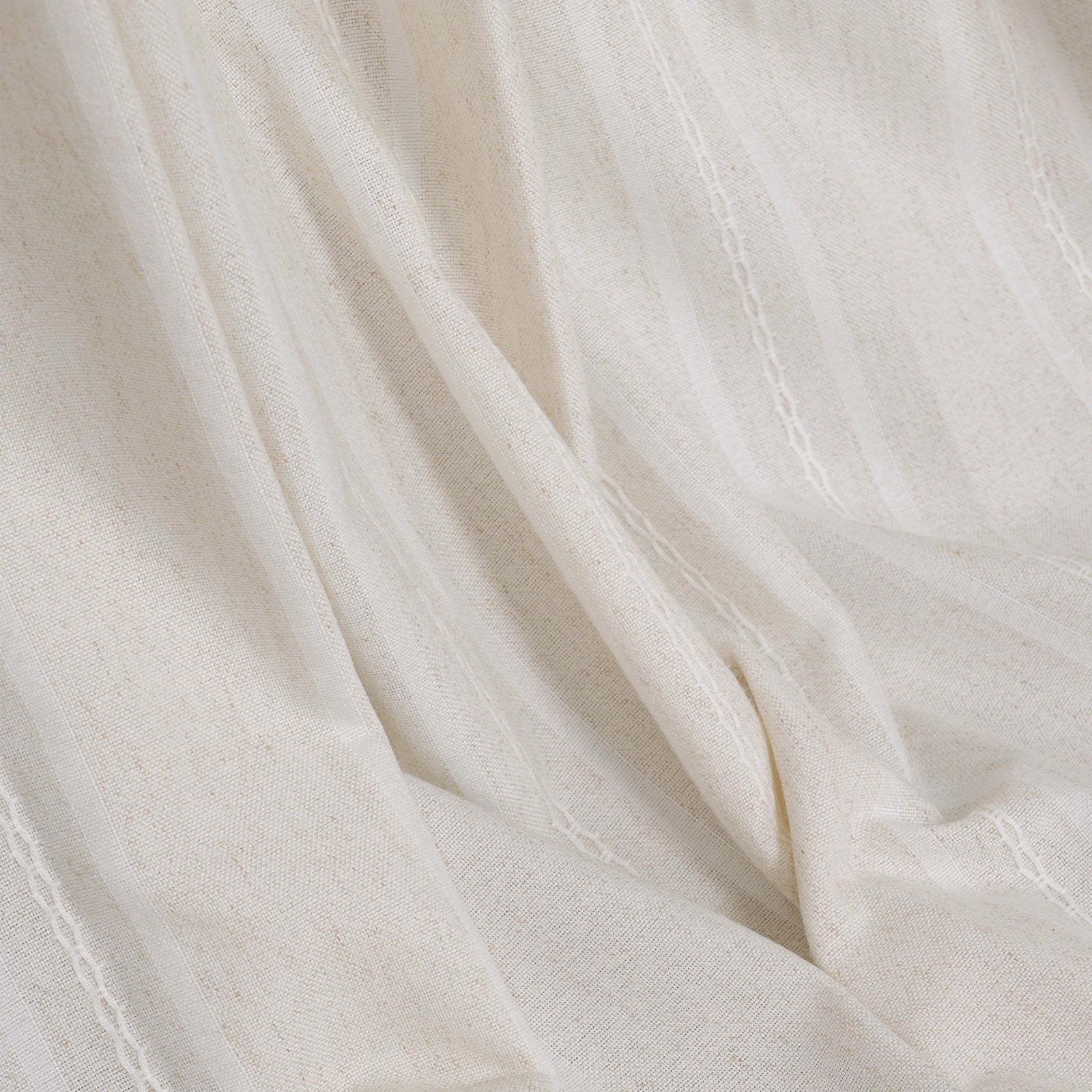 Ocean Woven Stripes Roman Shades