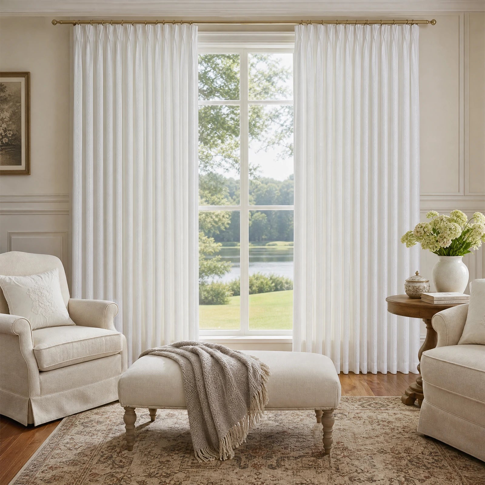 Ocean Woven Stripes Curtains