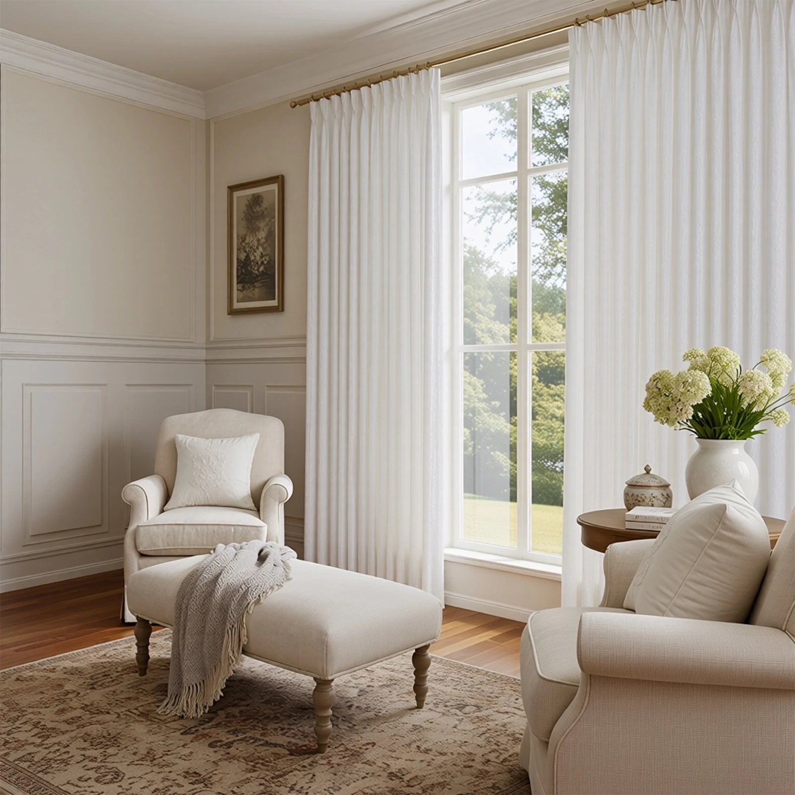 Ocean Woven Stripes Curtains