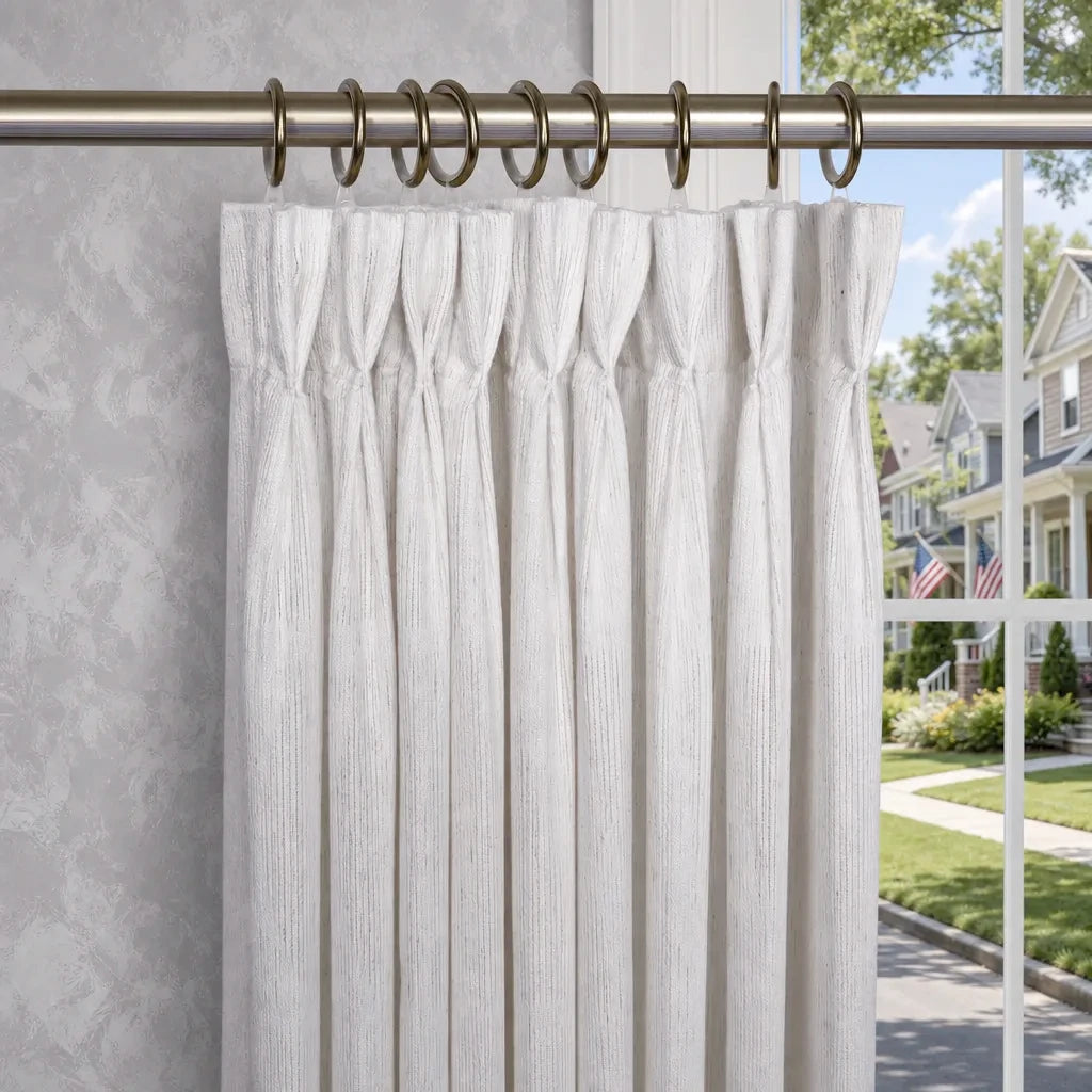 Odette Jacquard Pattern Sheer Curtains