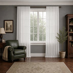 Odette Jacquard Pattern Sheer Curtains