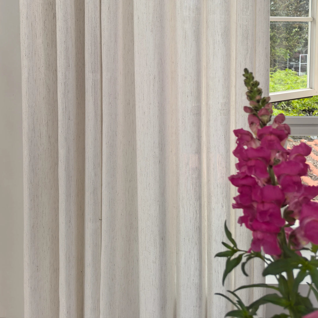 Odette Jacquard Pattern Sheer Curtains