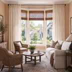Odette Jacquard Pattern Sheer Curtains
