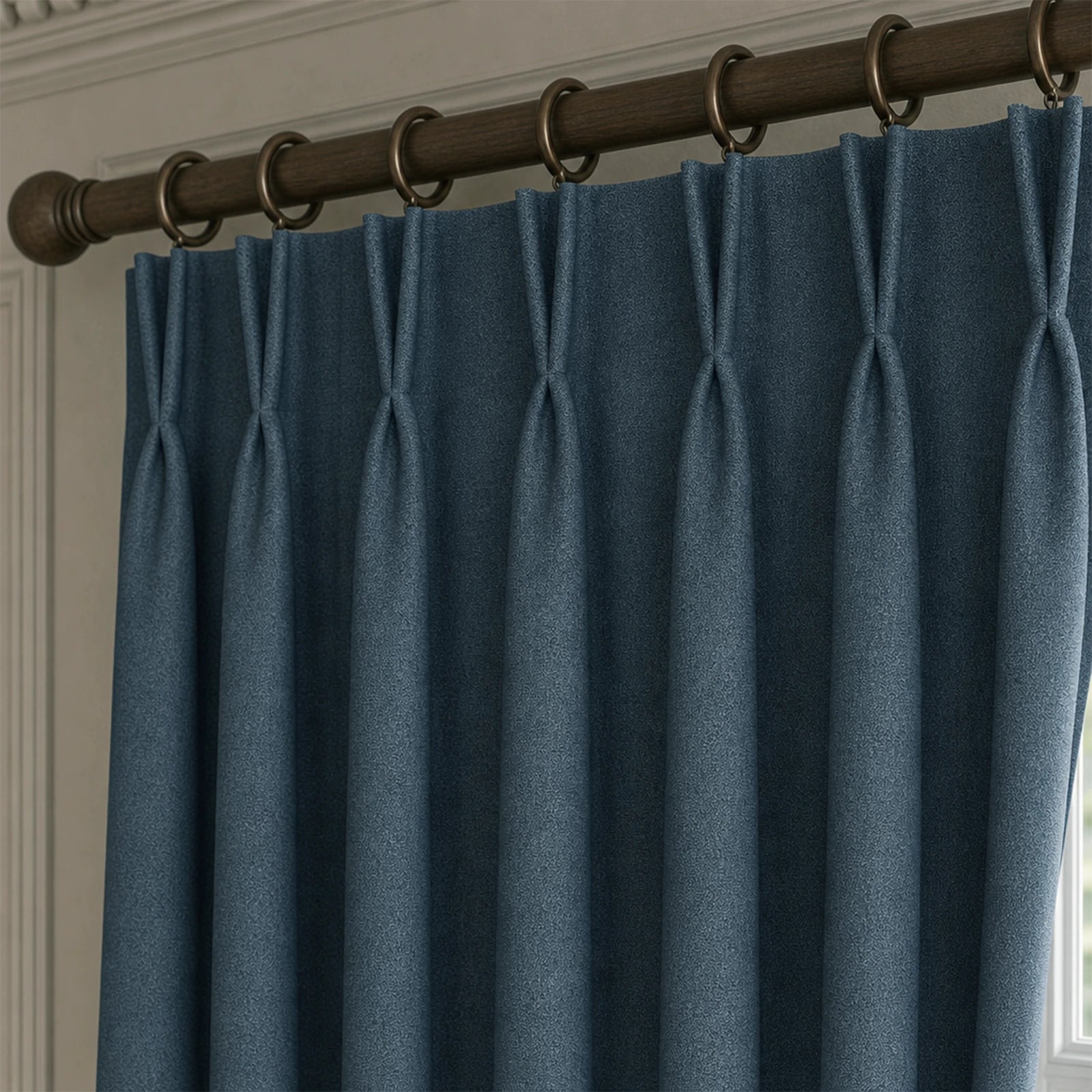 Orion Linen Look 100% Blackout Curtains