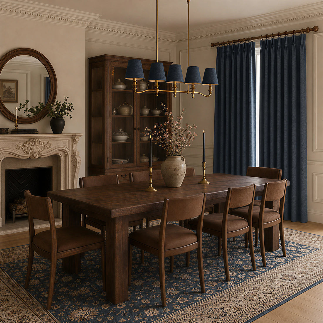 Orion Linen Look 100% Blackout Curtains