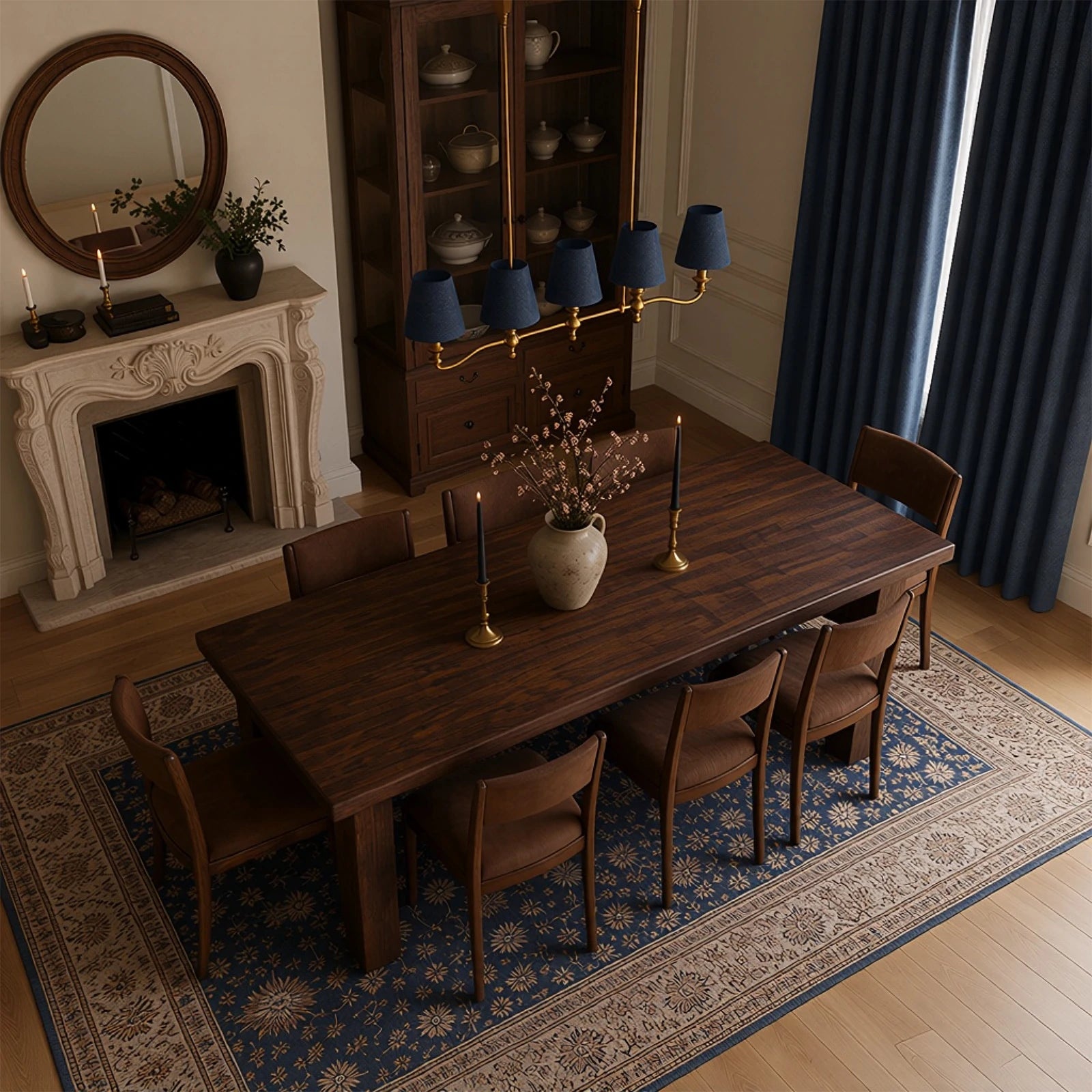 Orion Linen Look 100% Blackout Curtains