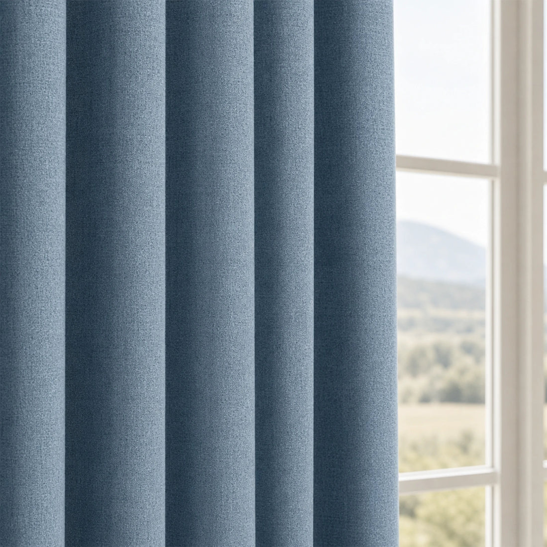 Orion Linen Look 100% Blackout Curtains