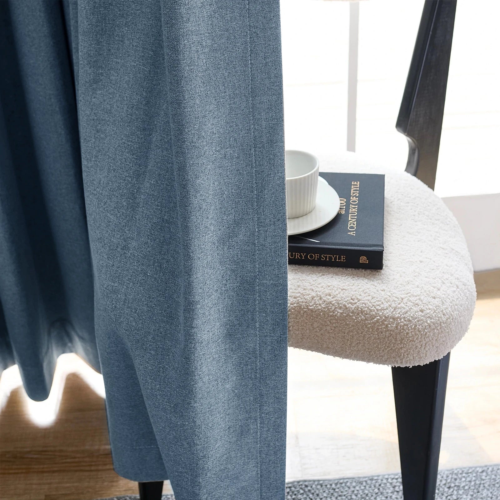 Orion Linen Look 100% Blackout Curtains