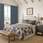 Orion Linen Look 100% Blackout Curtains