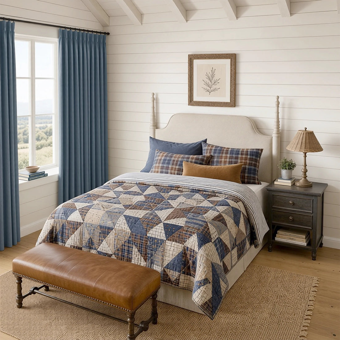 Orion Linen Look 100% Blackout Curtains