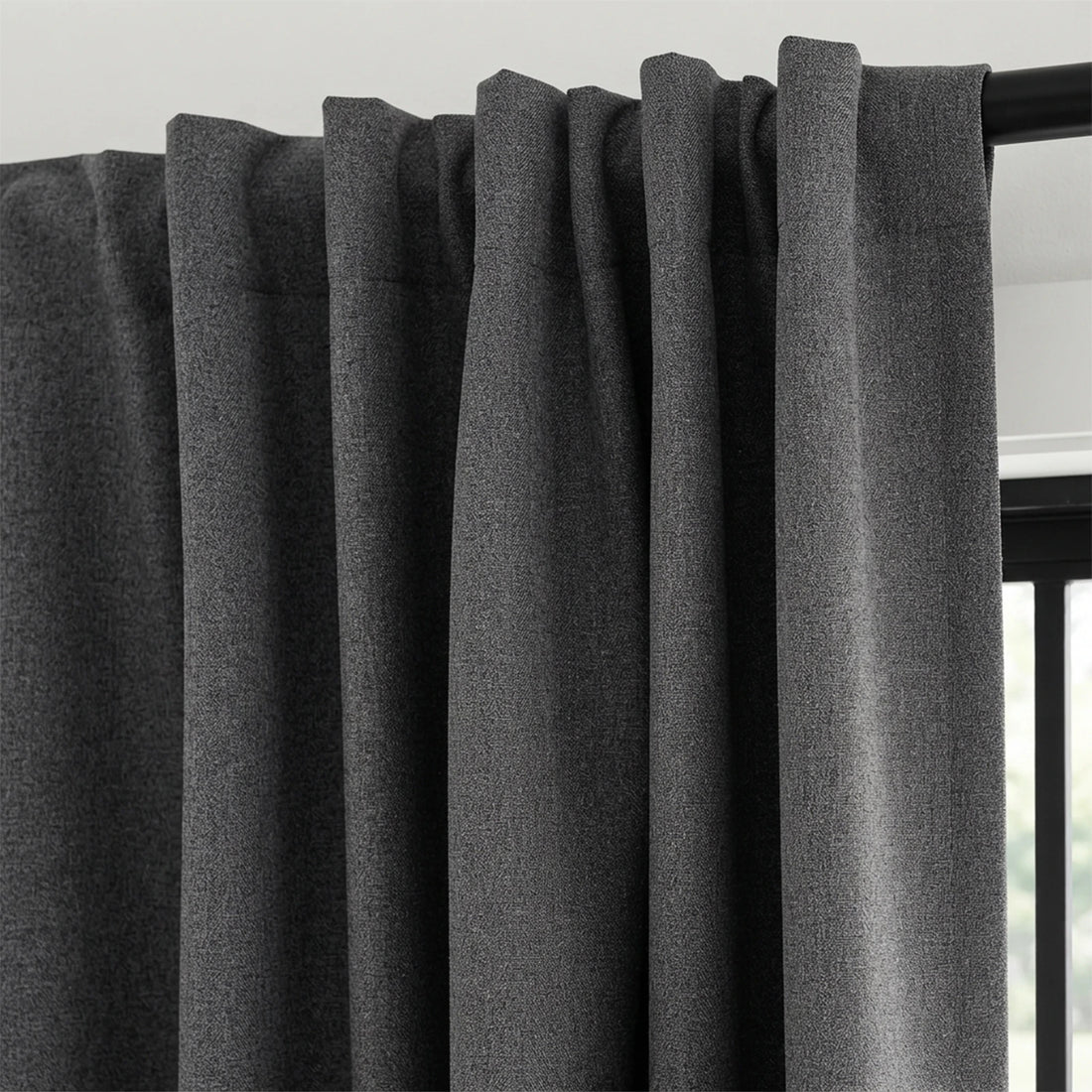 Orion Linen Look 100% Blackout Curtains