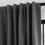 Orion Linen Look 100% Blackout Curtains