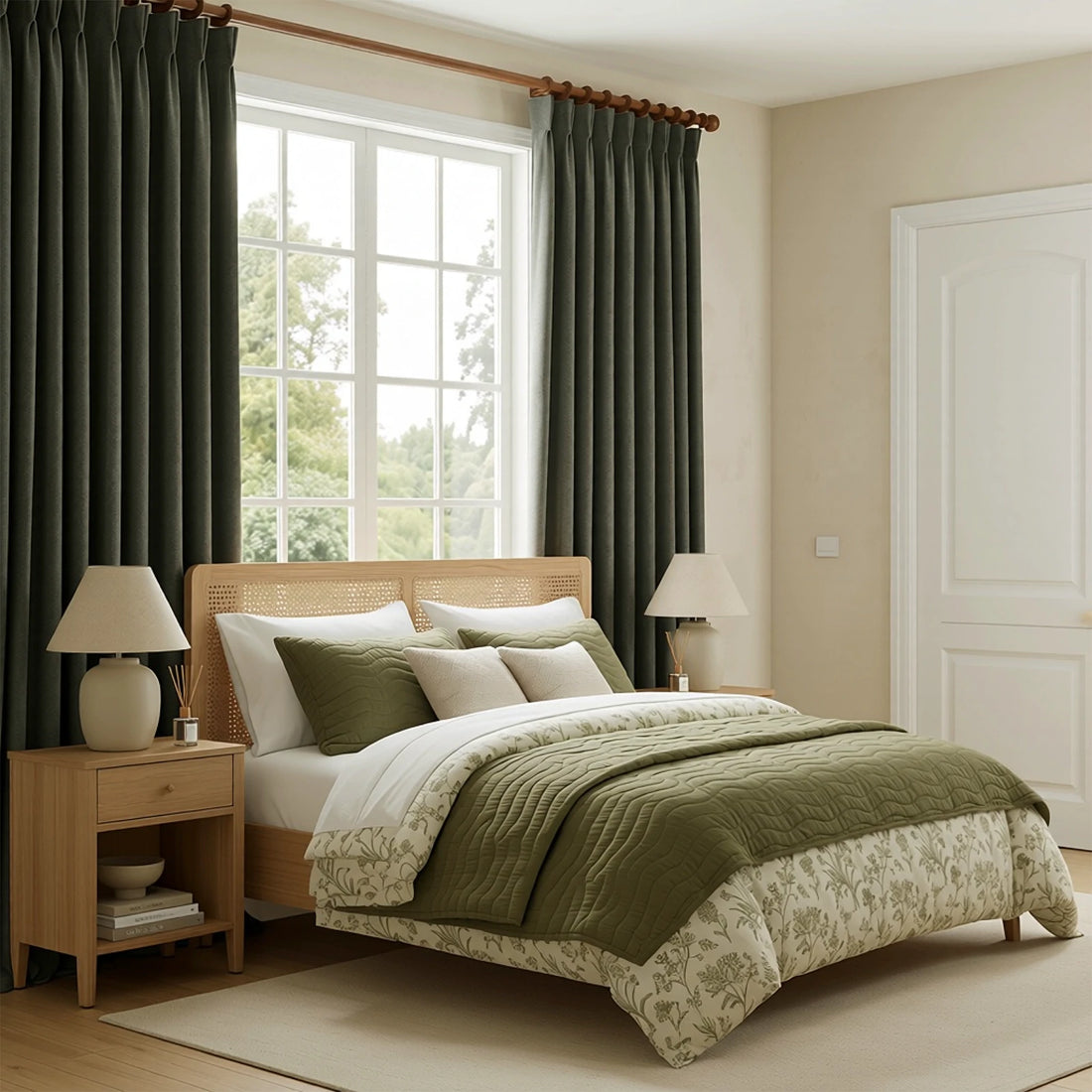 Orion Linen Look 100% Blackout Curtains