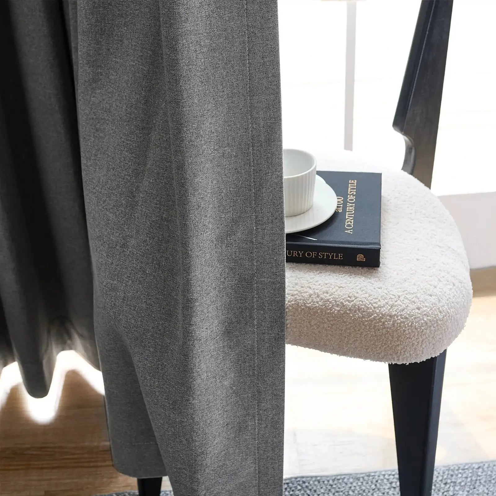Orion Linen Look 100% Blackout Curtains