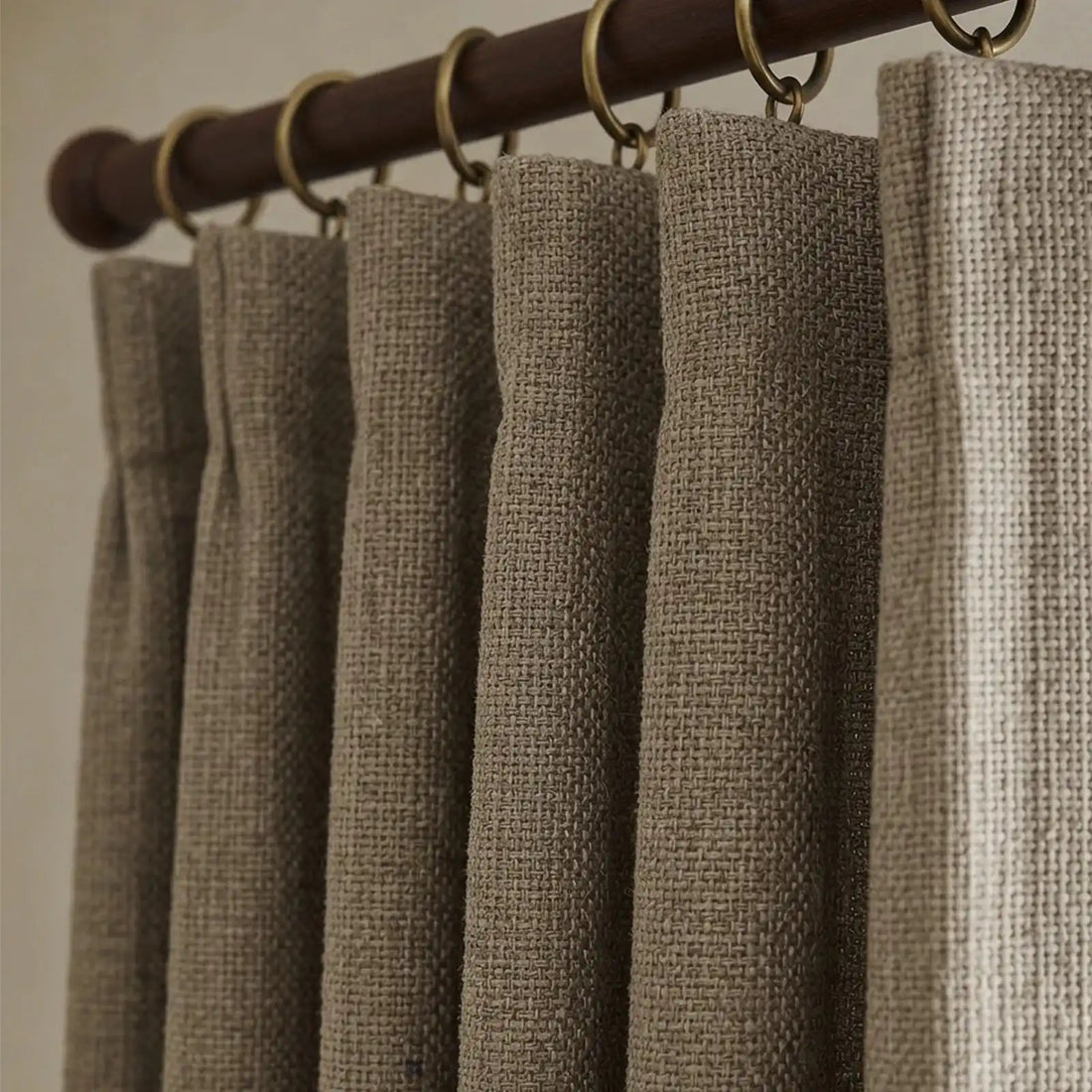 Orion Linen Look 100% Blackout Curtains