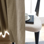 Orion Linen Look 100% Blackout Curtains