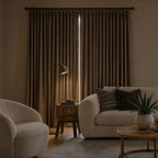 Orion Linen Look 100% Blackout Curtains