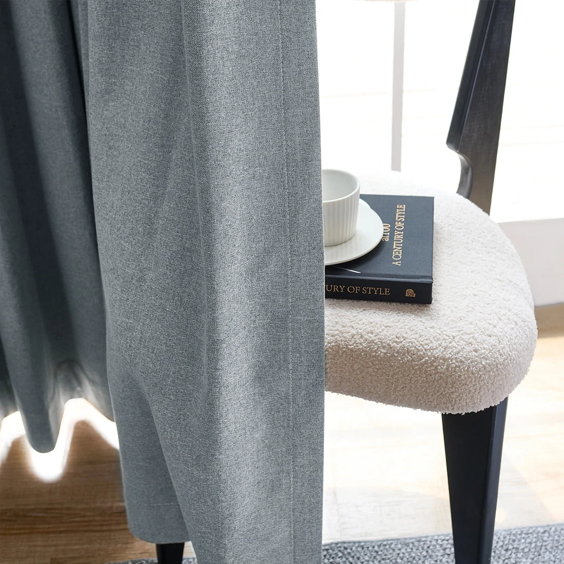 Orion Linen Look 100% Blackout Curtains
