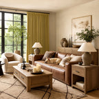 Orion Linen Look 100% Blackout Curtains