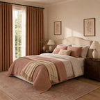 Orion Linen Look 100% Blackout Curtains