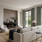 Orion Linen Look 100% Blackout Curtains