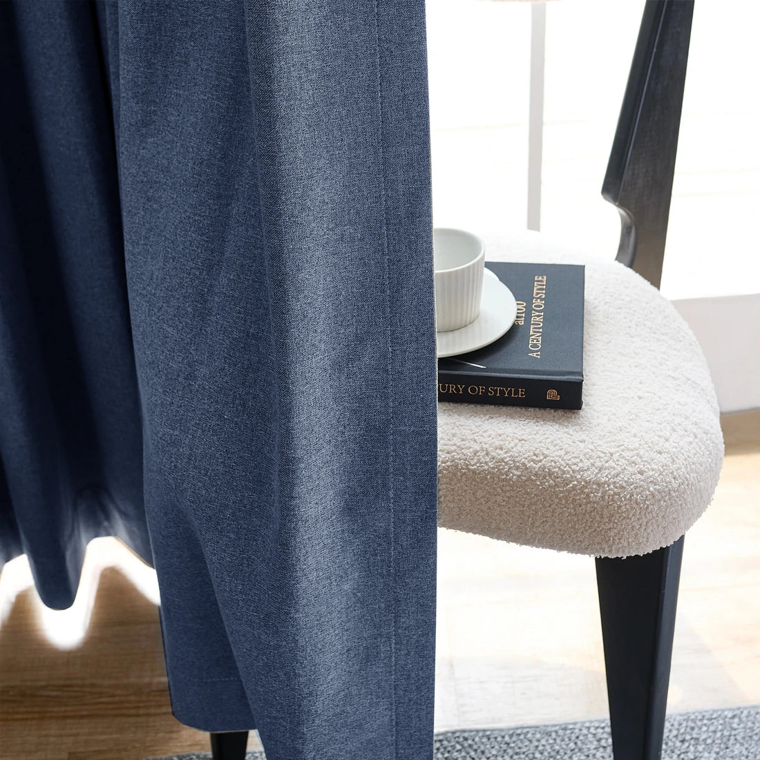 Orion Linen Look 100% Blackout Curtains