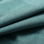 Orion Blackout Curtains Bluish Green Fabric Details