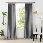 Orion Blackout Curtains Gray Front View