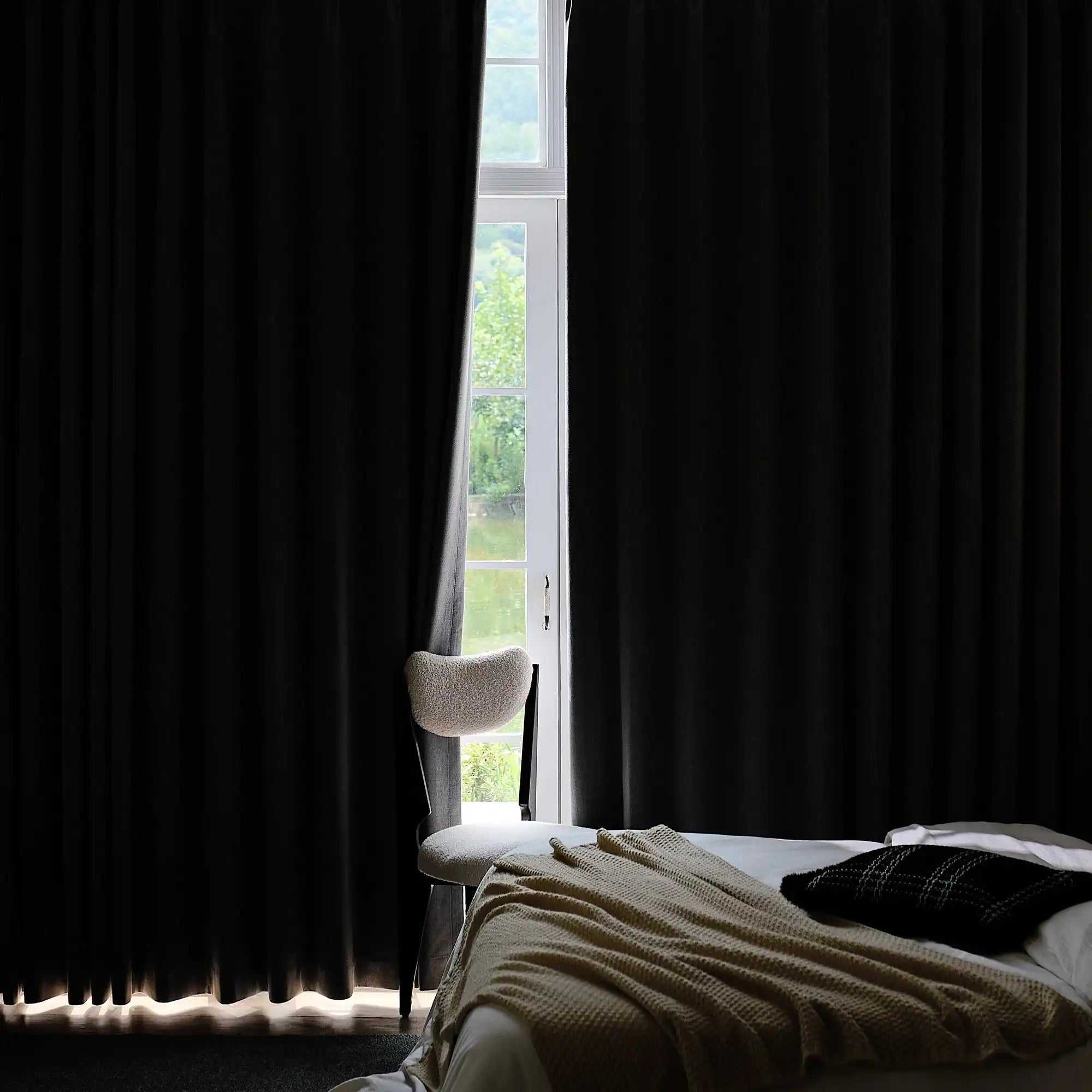 Orion Blackout Curtains Gray Shaded Display