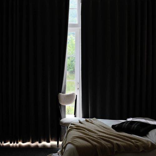 Orion Blackout Curtains Gray Shaded Display