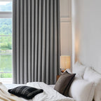 Orion Blackout Curtains Gray Details