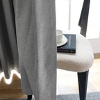 Orion Blackout Curtains Gray Details