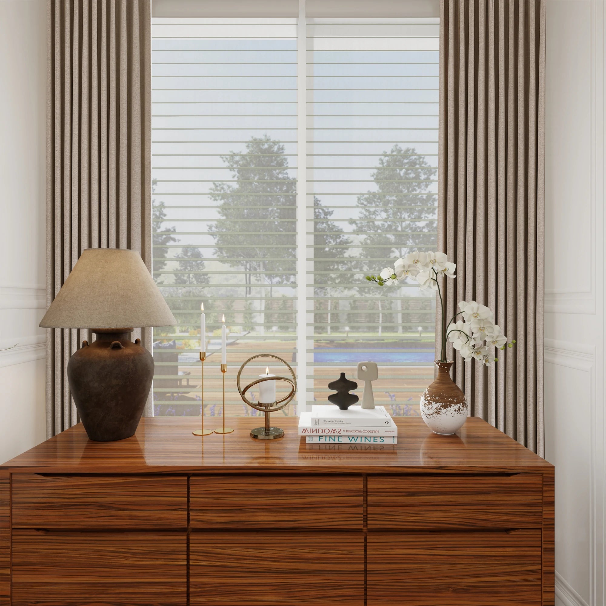 Orion Blackout Curtains Khaki 
