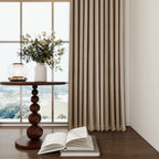 Orion Blackout Curtains Light Coffee Details