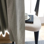 Orion Blackout Curtains Light Gray Details