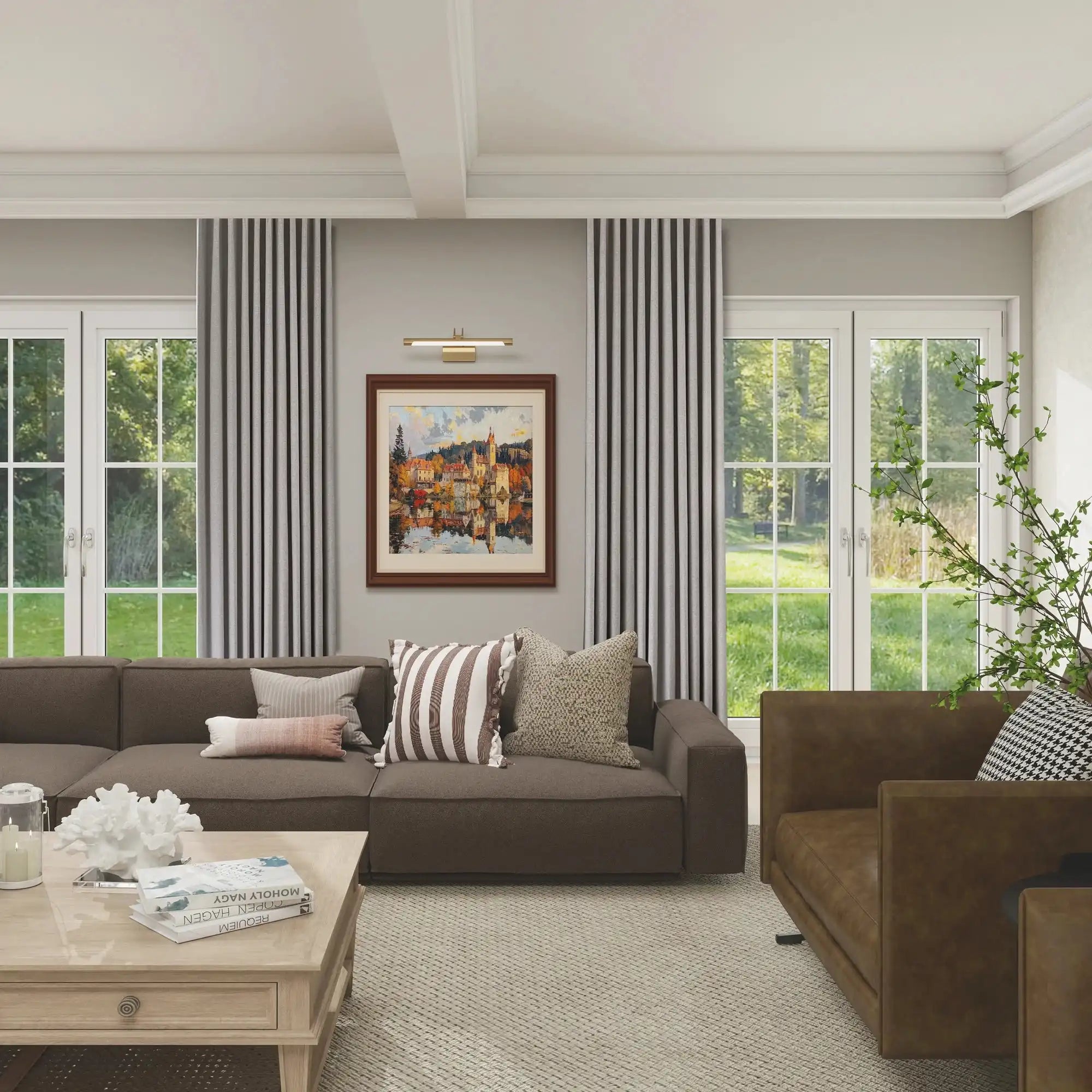 Orion Blackout Curtains Light Gray