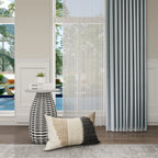 Orion Blackout Curtains Light Grayish Green Details