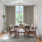 Orion Blackout Curtains Natural Beige 